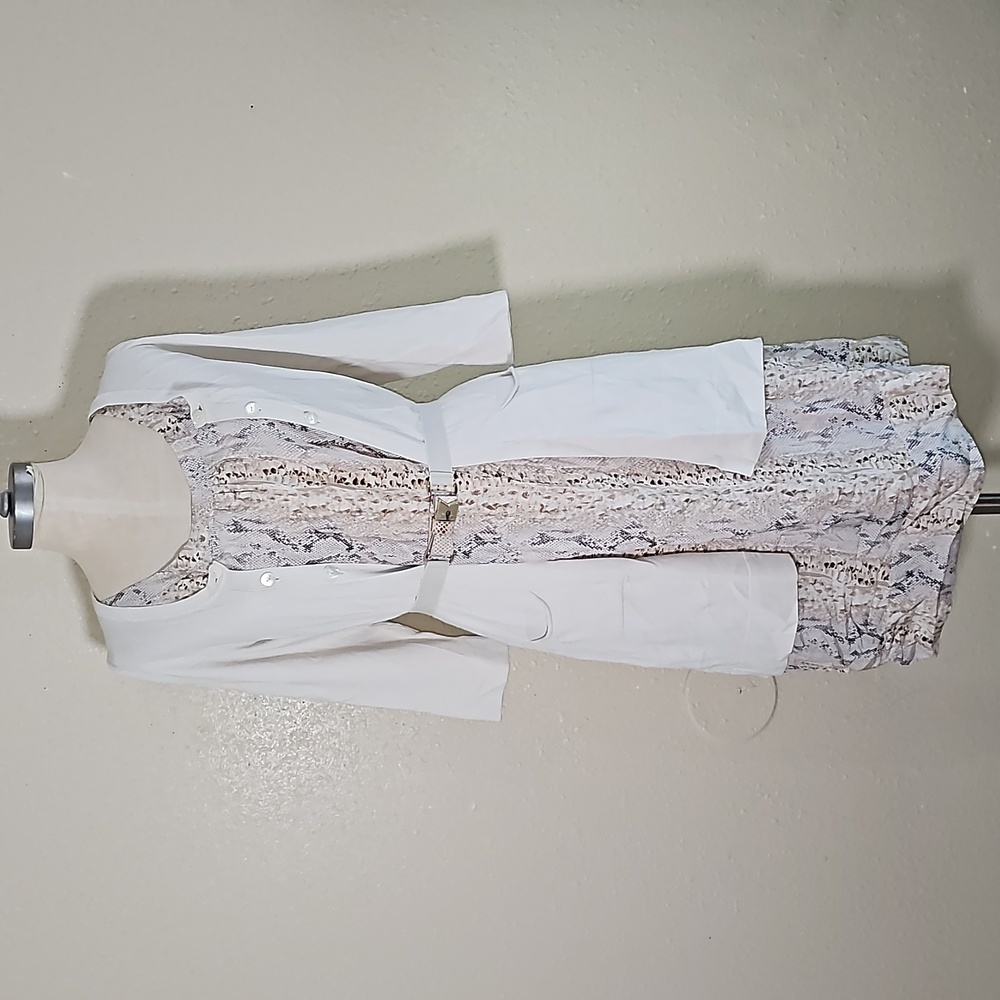 VDP Club 100% Silk Dress and Sweater Midi Dress.